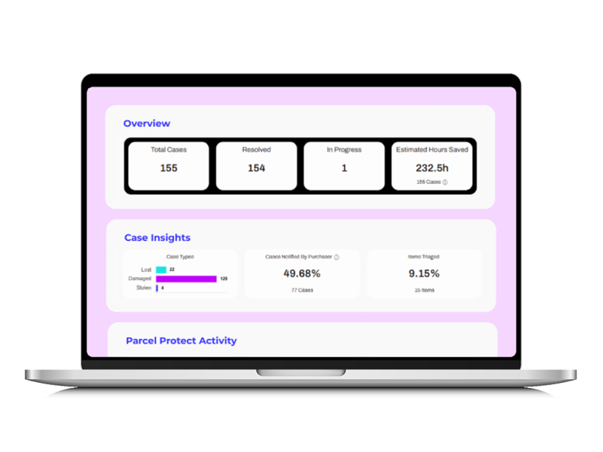 Merchant portal dash